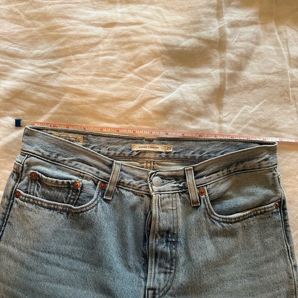 Levi's Light Blue Denim Jeans “Wedgie Straight” W29 L26